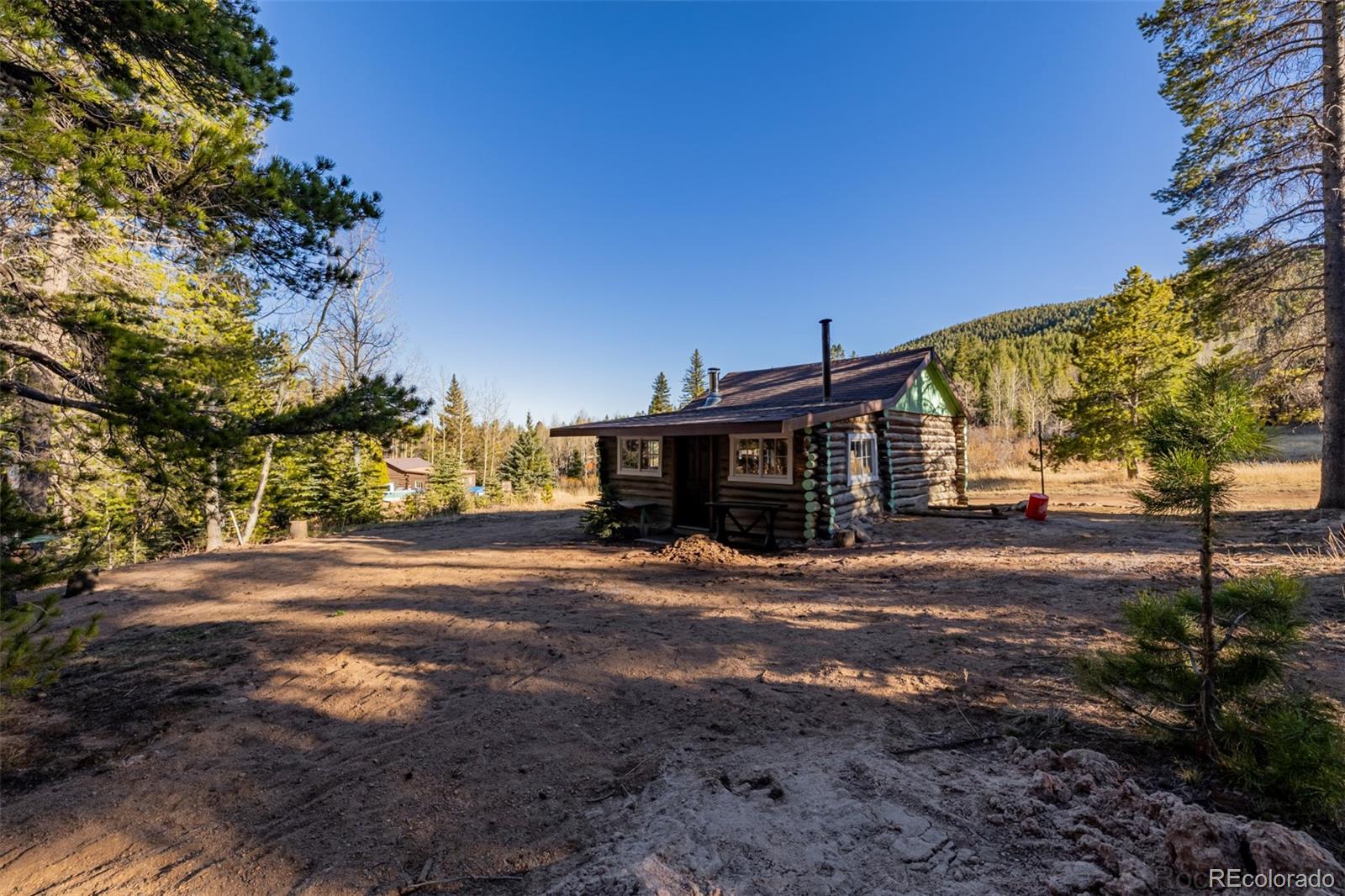 9719 Beaver Pond Conifer, CO 80433 - Photo 35 of 50 a view of a house with a street