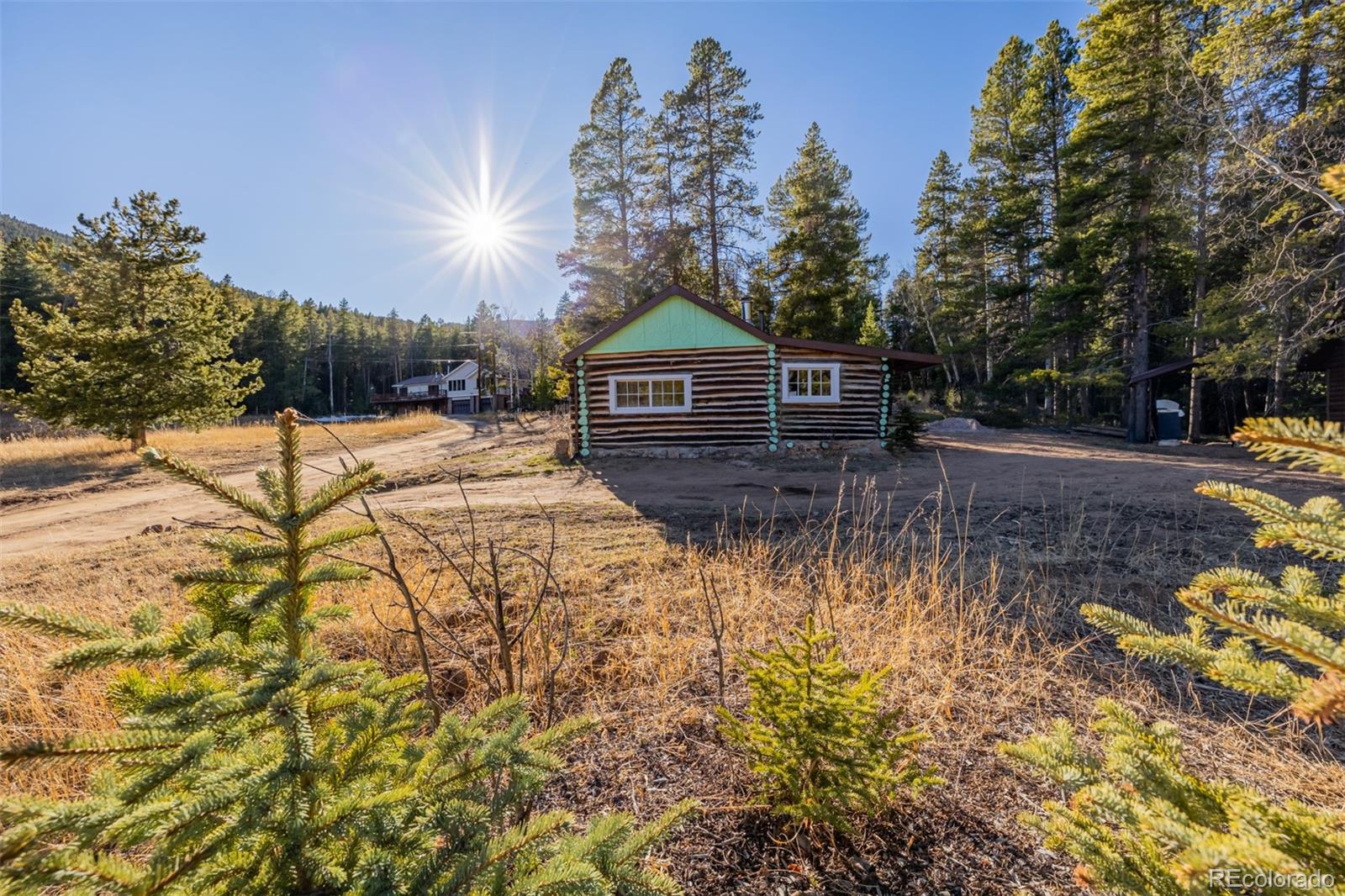 9719 Beaver Pond Conifer, CO 80433 - Photo 36 of 50 a view of a house with a yard