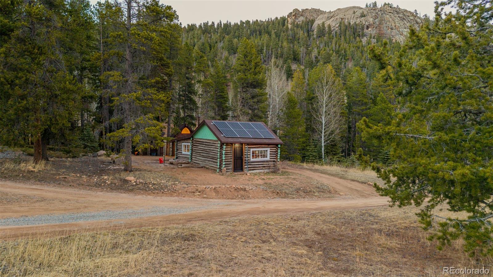 9719 Beaver Pond Conifer, CO 80433 - Photo 42 of 50 a view of a dry yard with trees