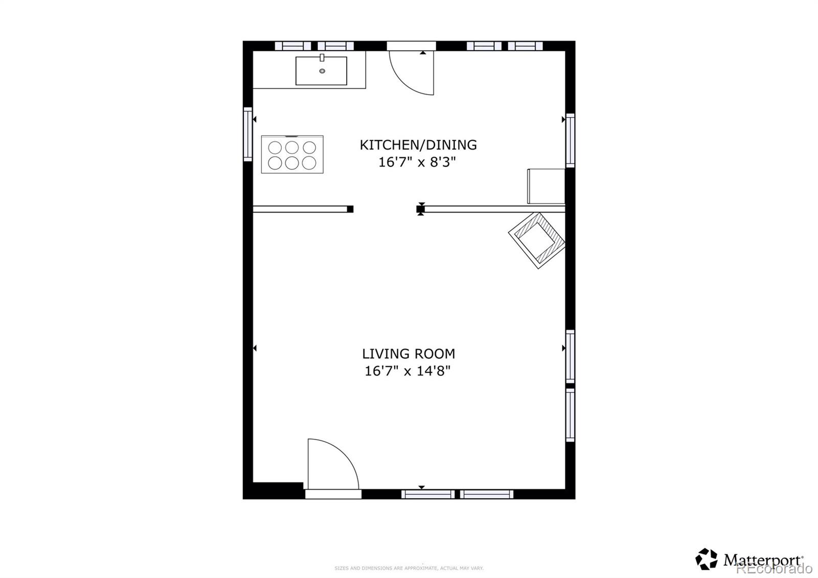 9719 Beaver Pond Conifer, CO 80433 - Photo 50 of 50 a picture of a bench in front of a door