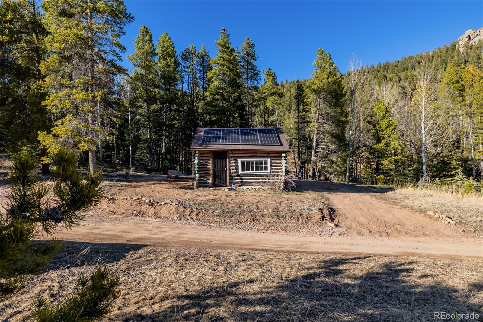 9719 Beaver Pond Conifer, CO 80433 - Photo 7 of 50 a view of house with a yard and covered with snow