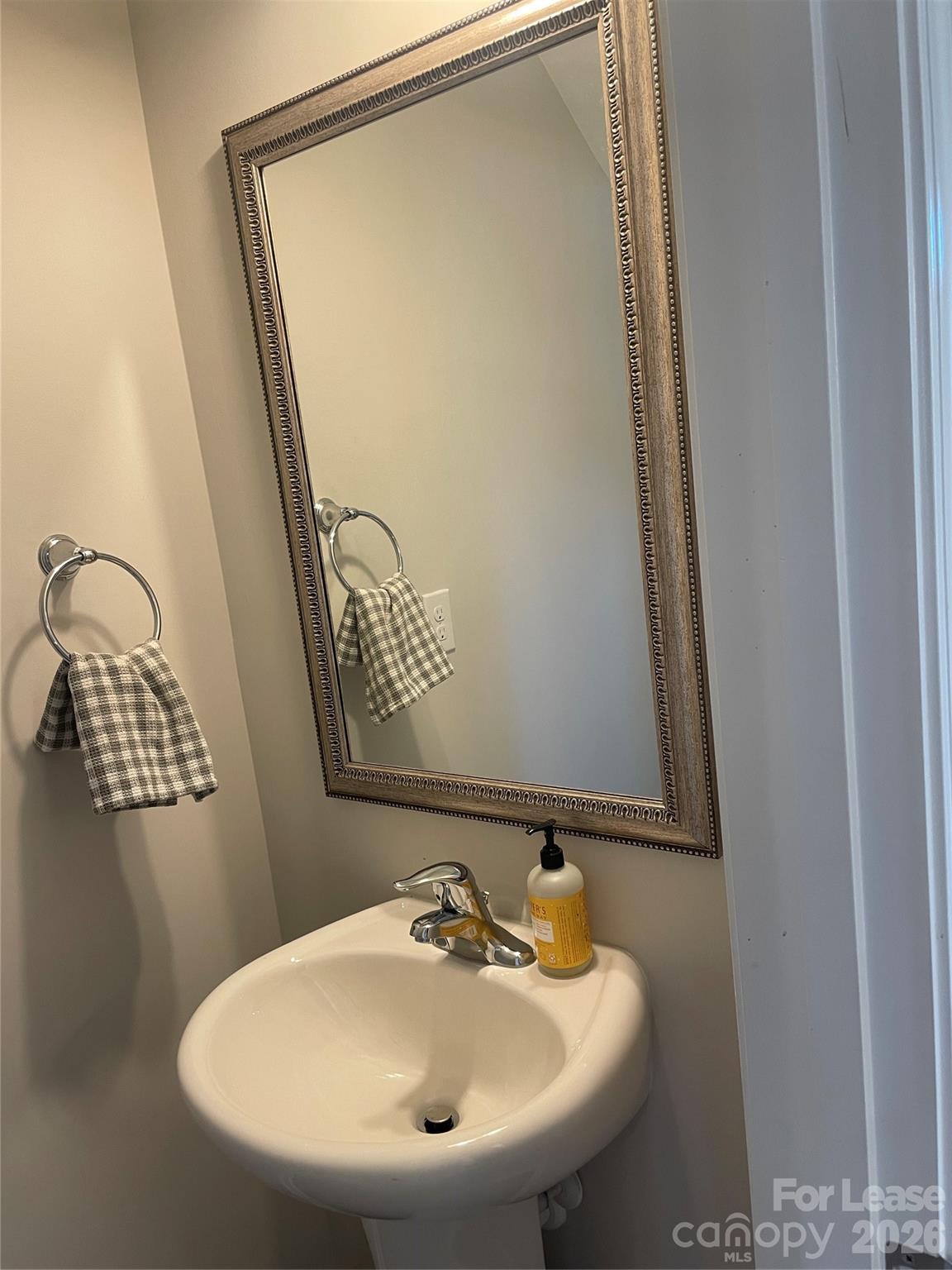 2909 Old Field Road Sumter, SC 29150 - Photo 16 of 39 a bathroom with a sink and a mirror