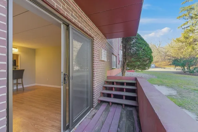 a view of outdoor space and deck