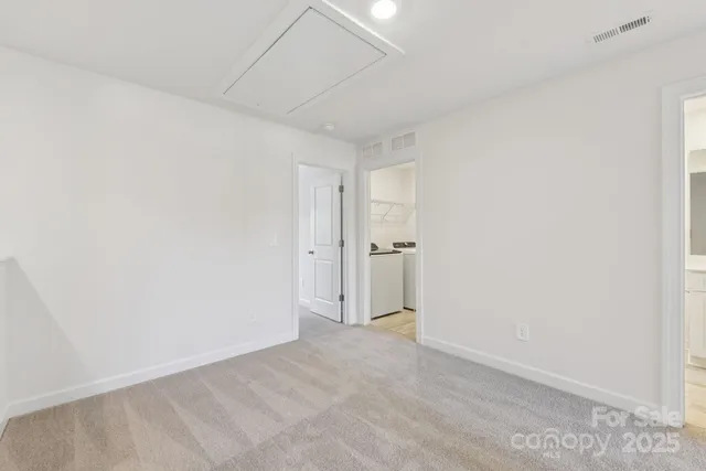 a view of a livingroom with an empty space