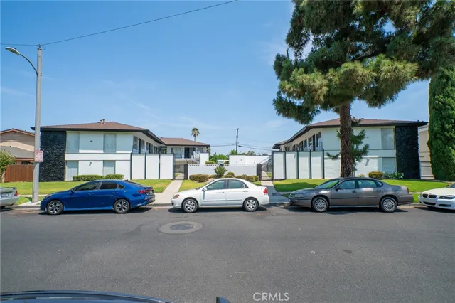 a car parked in front of a house