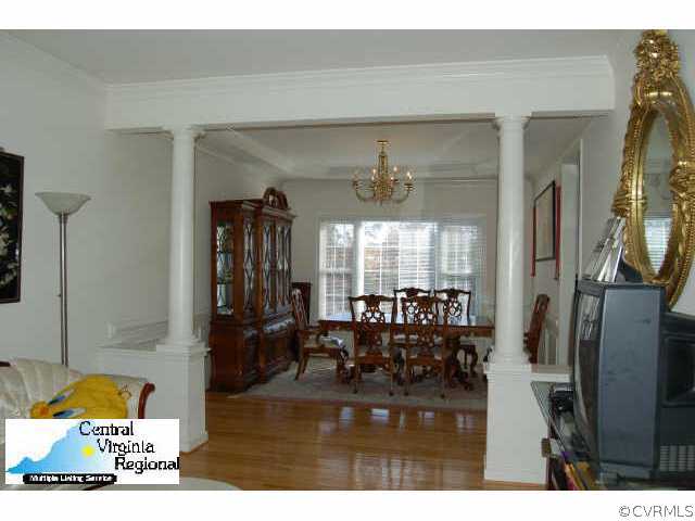 1825 Rolfe Way Richmond, VA 23238 - Photo 5 of 6 Other - View from Living Room into Dining Room w/C