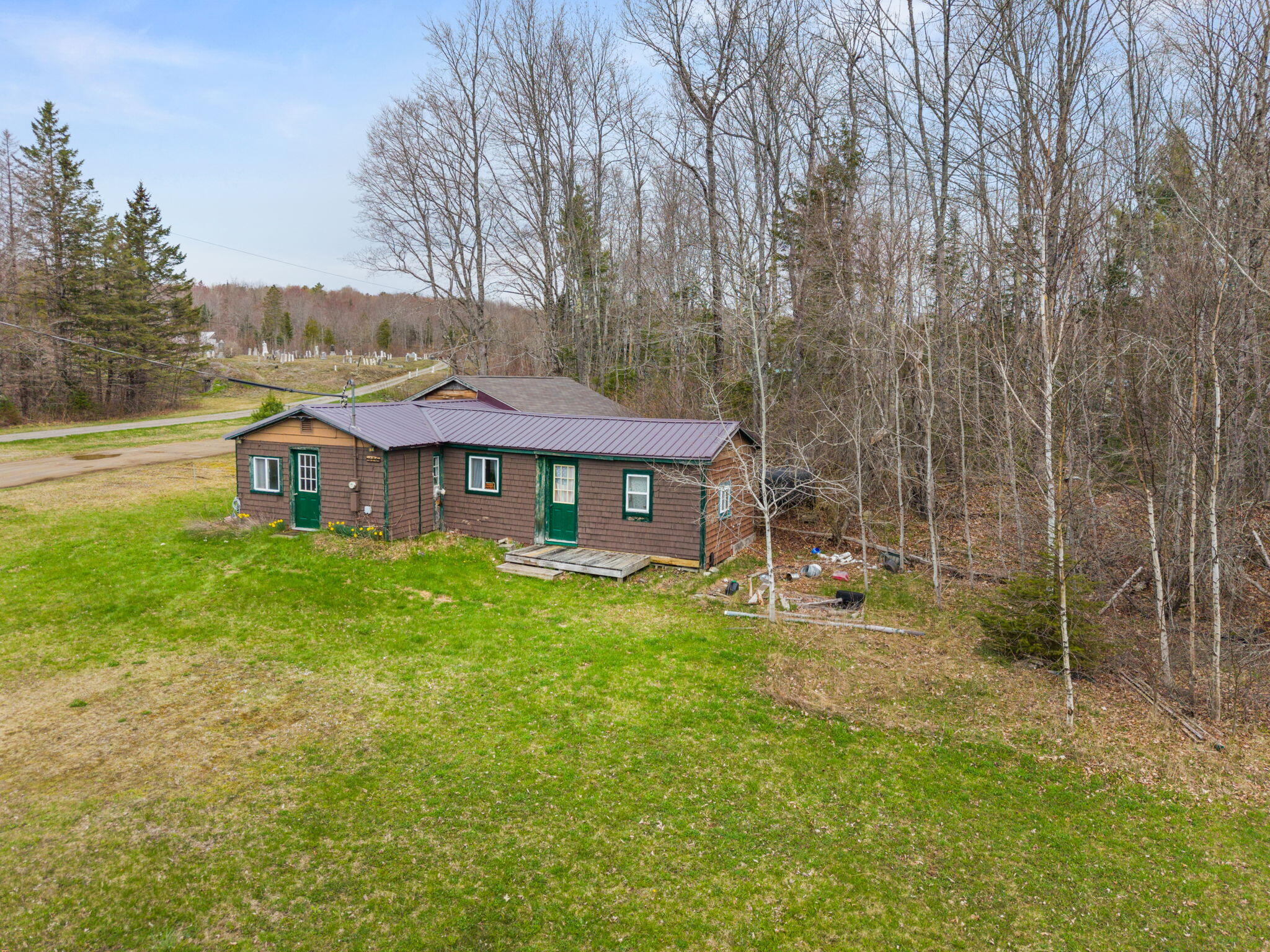 476 East Thorndike Road Thorndike, ME 04986 - Photo 3 of 33 2-web-or-mls-DJI_20260504111610_0680_D