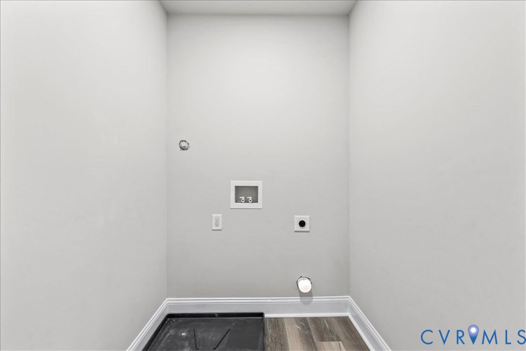 1348 Rome Street Petersburg, VA 23803 - Photo 29 of 45 Washroom with wood finished floors, hookup for a w