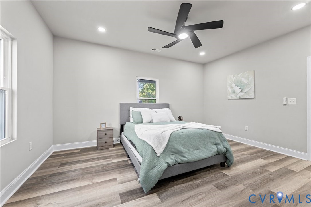 1348 Rome Street Petersburg, VA 23803 - Photo 38 of 45 Bedroom with light wood-style flooring, a ceiling
