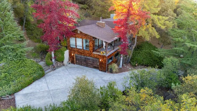 a house with lots of trees