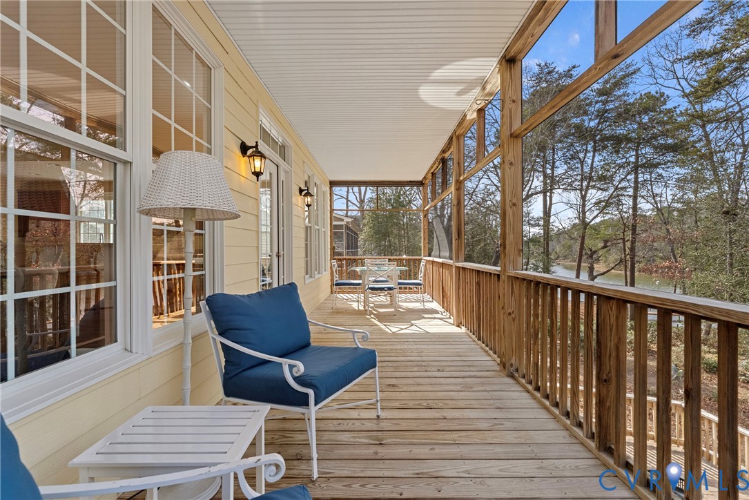 170 Rappa Run Road Topping, VA 23169 - Photo 12 of 60 a view of balcony with furniture