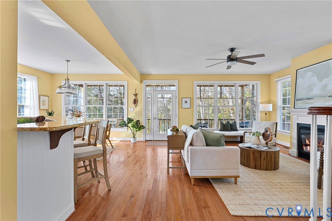170 Rappa Run Road Topping, VA 23169 - Photo 42 of 60 a living room with furniture and a large window