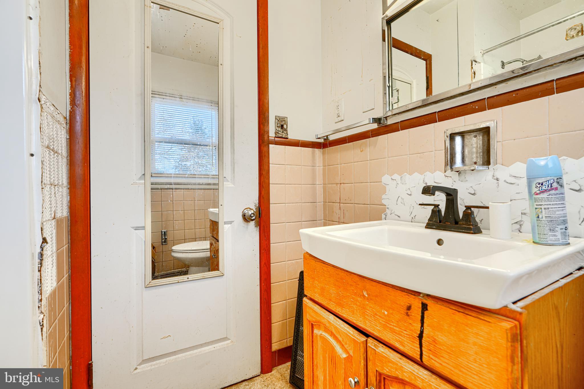 513 Round Top Road Chestertown, MD 21620 - Photo 12 of 18 a bathroom with a sink and a mirror