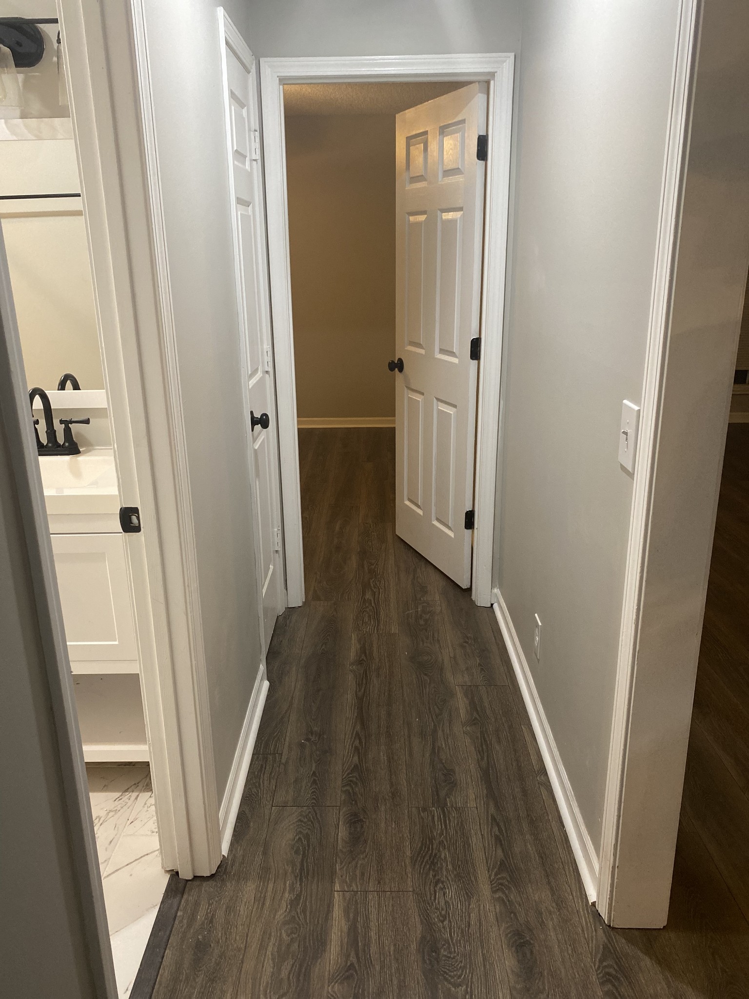 3508 Country Way Road Antioch, TN 37013 - Photo 8 of 11 a view of a hallway with wooden floor and staircase
