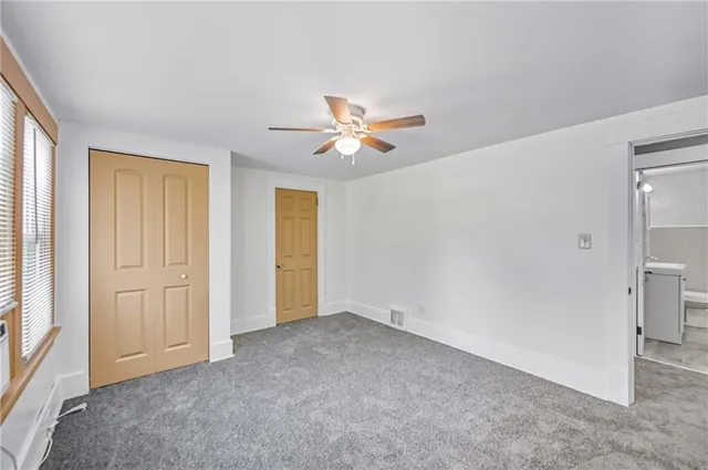 a view of an empty room