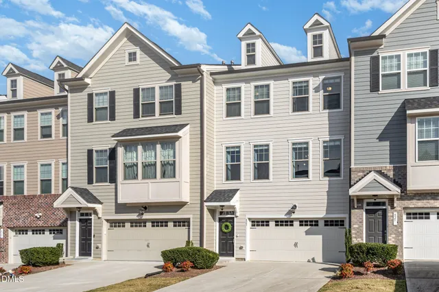 a building outdoor space with patio furniture