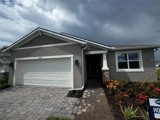 a front view of house