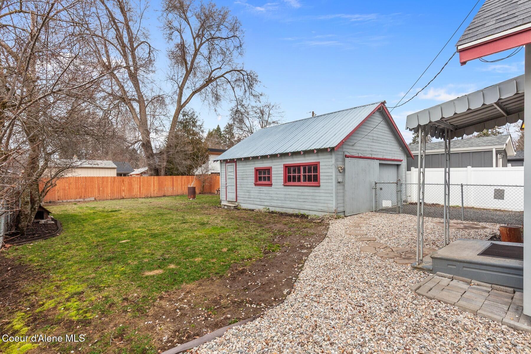 309 North 18th Street Coeur D'Alene, ID 83814 - Photo 13 of 33 Fenced Backyard