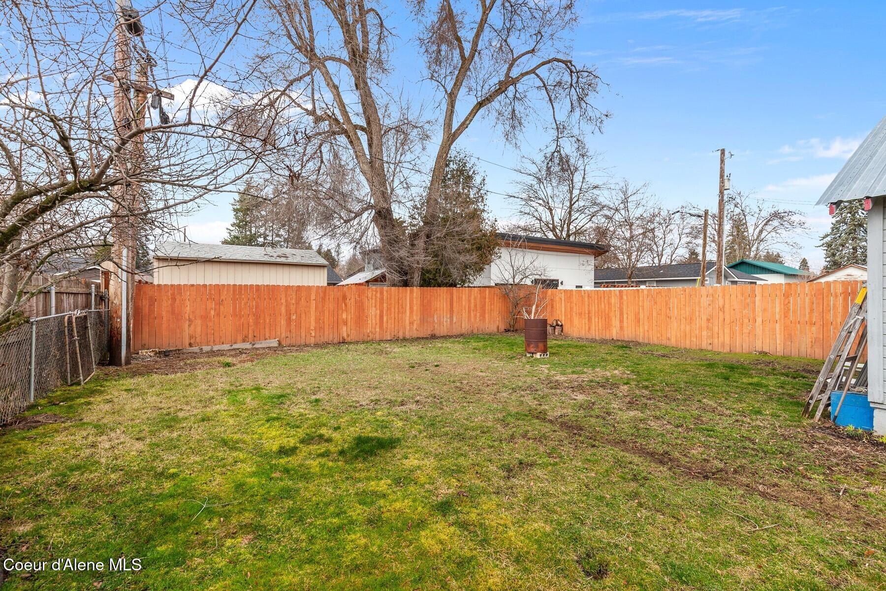 309 North 18th Street Coeur D'Alene, ID 83814 - Photo 29 of 33 Backyard