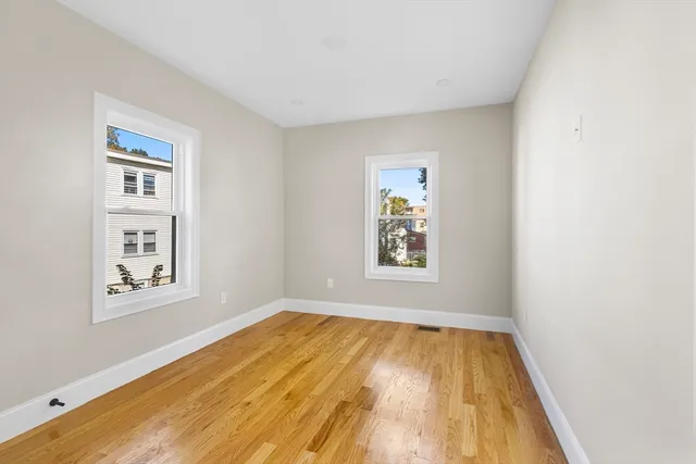 a view of a room with window