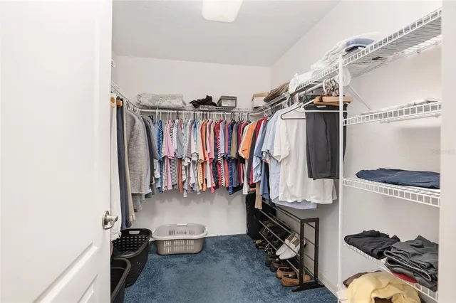 a view of a car parked in a garage