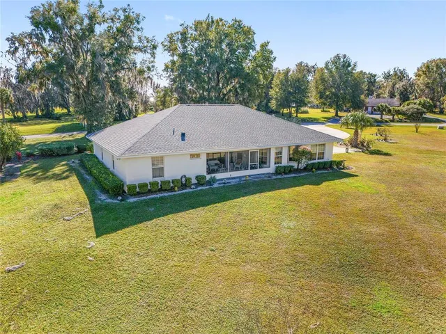 a aerial view of a swimming pool