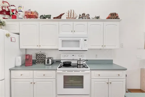a front view of a house with garden and trees
