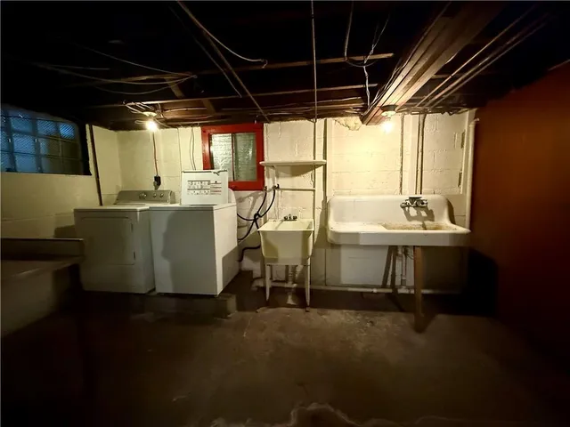 a view of a door with a door