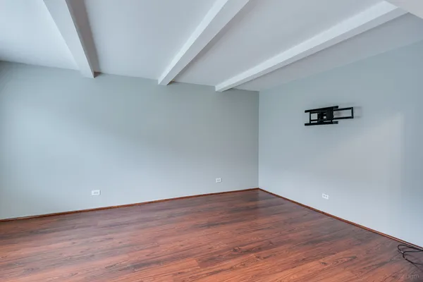 wooden floor in a room