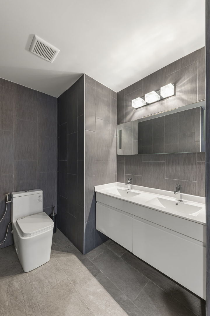 138 Chestnut Lane Bolingbrook, IL 60490 - Photo 23 of 26 a bathroom with a double vanity sink mirror and toilet