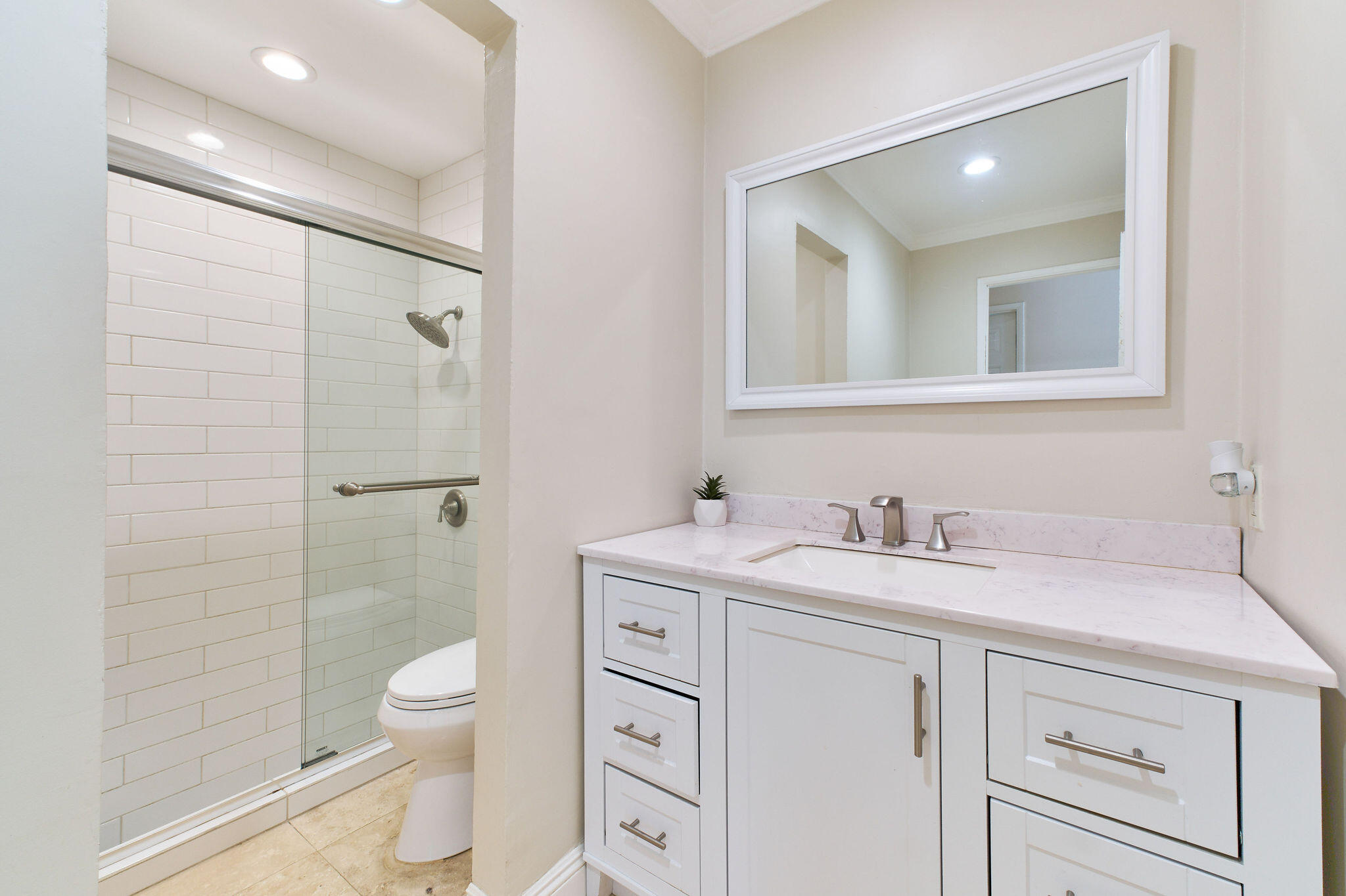 83175 Rue Paray Thermal, CA 92274 - Photo 26 of 44 a bathroom with a toilet sink vanity granite and shower