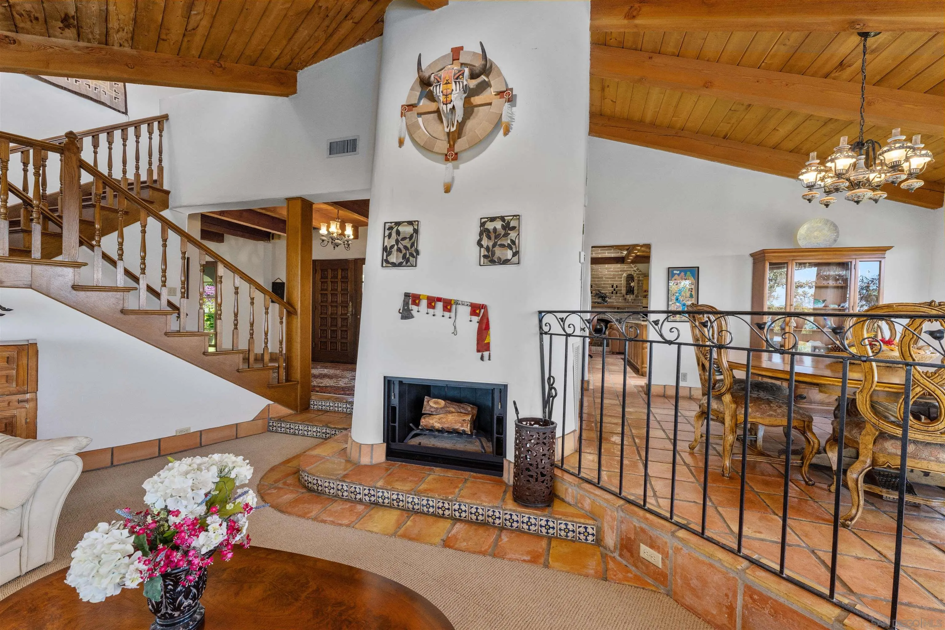 17156 Dos Hermanos Road Poway, CA 92064 - Photo 23 of 70 a view of living room with furniture and flowers