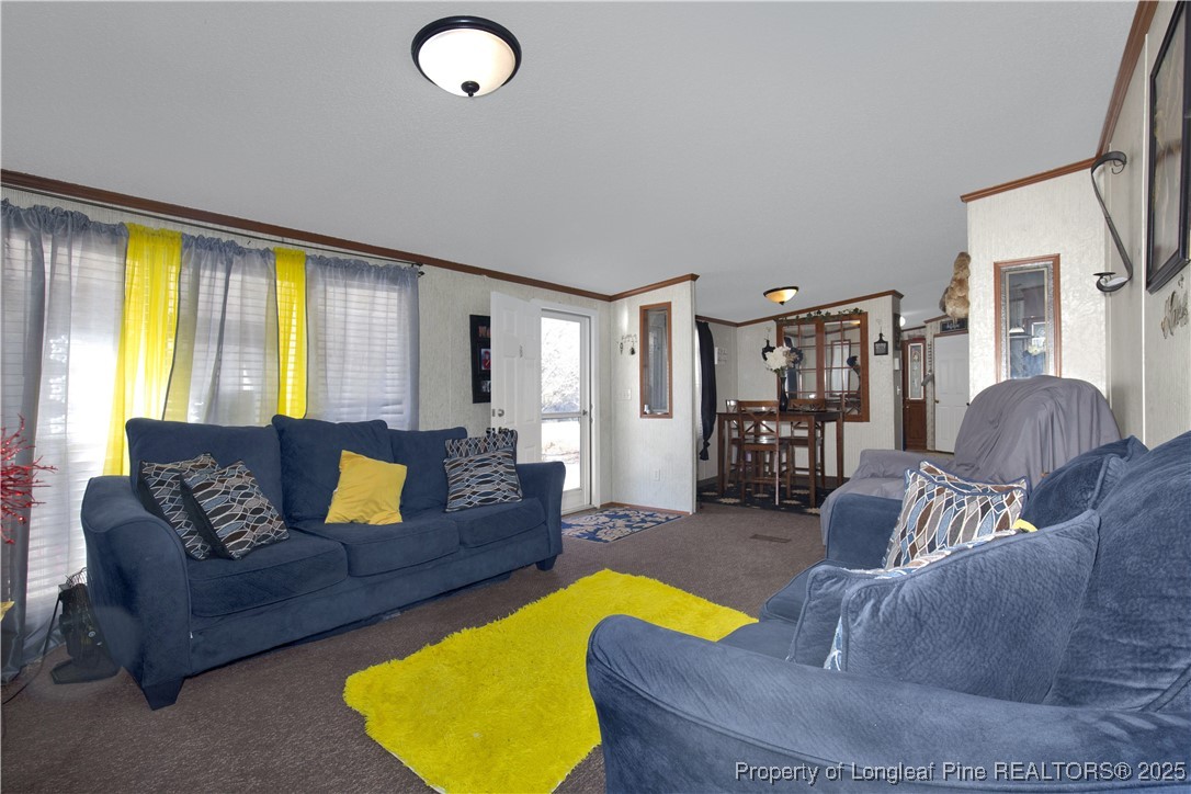 5065 Tobacco Road Orrum, NC 28369 - Photo 6 of 31 a living room with furniture and a large window