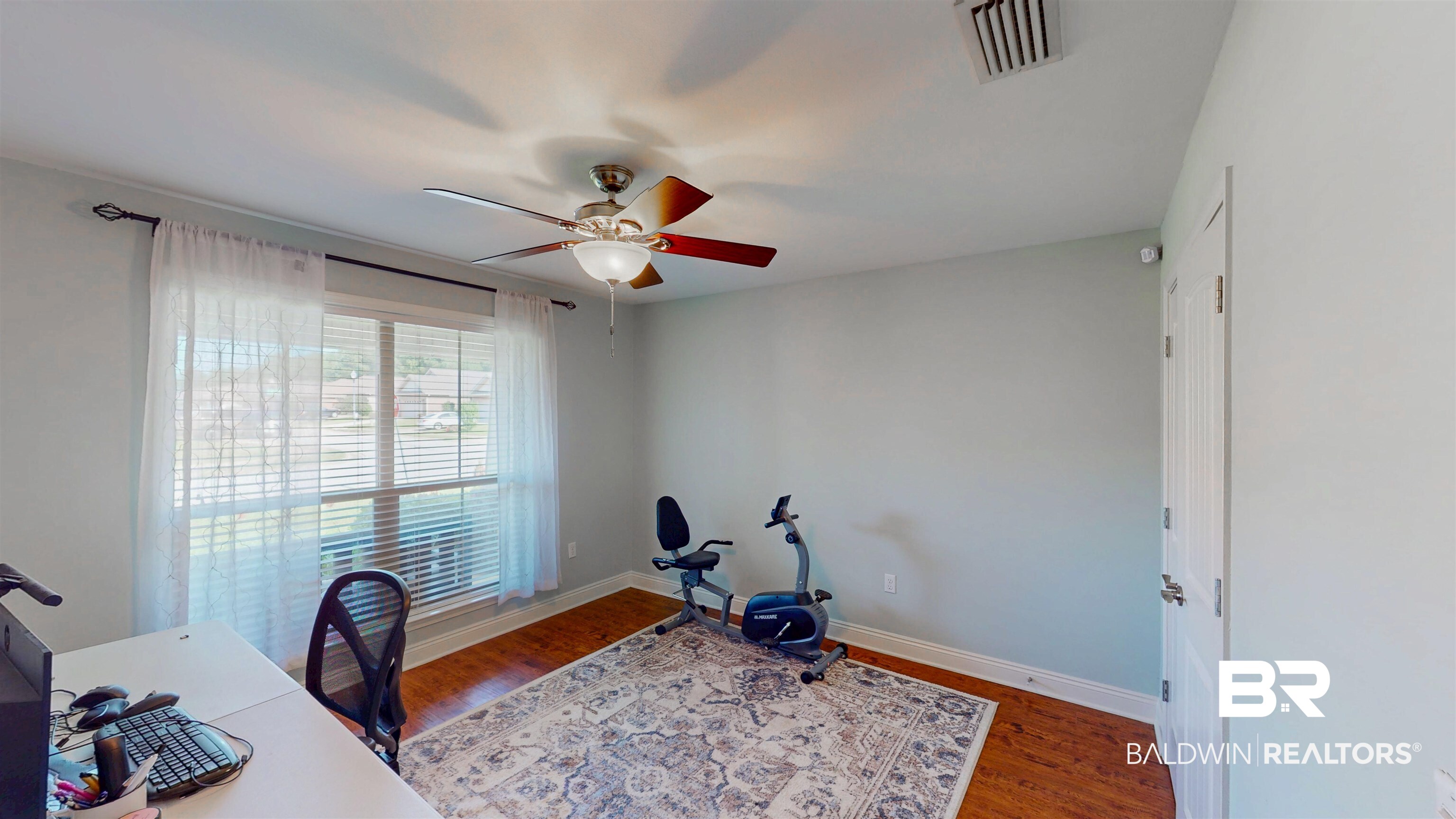 1704 Arcadia Drive Foley, AL 36535 - Photo 25 of 52 Office space featuring ceiling fan and wood finished floors