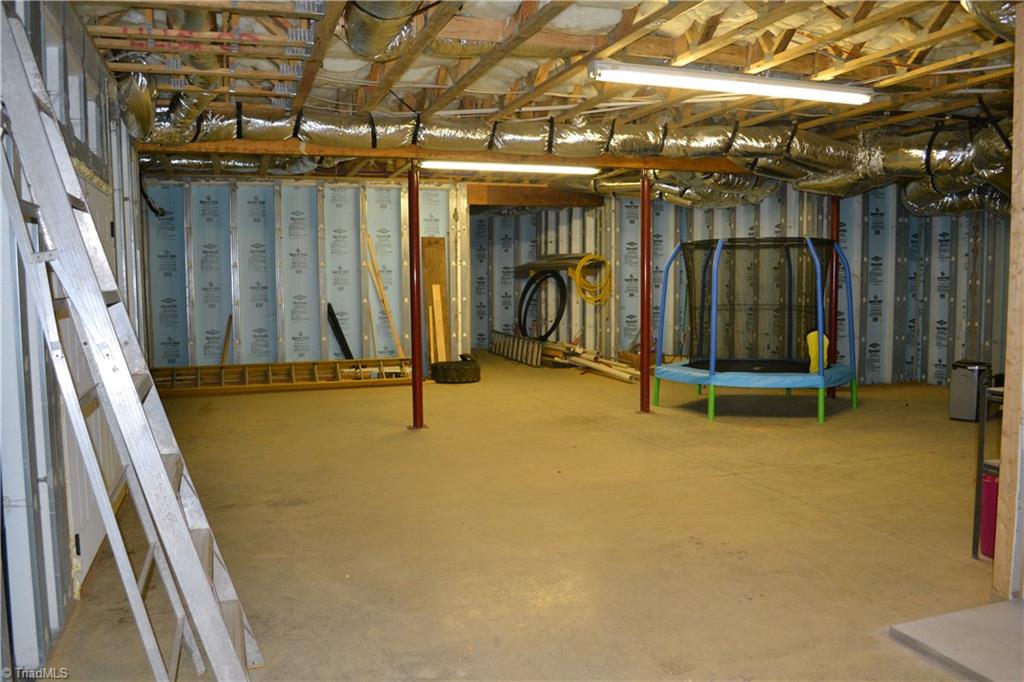 6836 High Rock Road Browns Summit, NC 27214 - Photo 21 of 21 Basement with Superior pre-fabricated walls ready to finish.