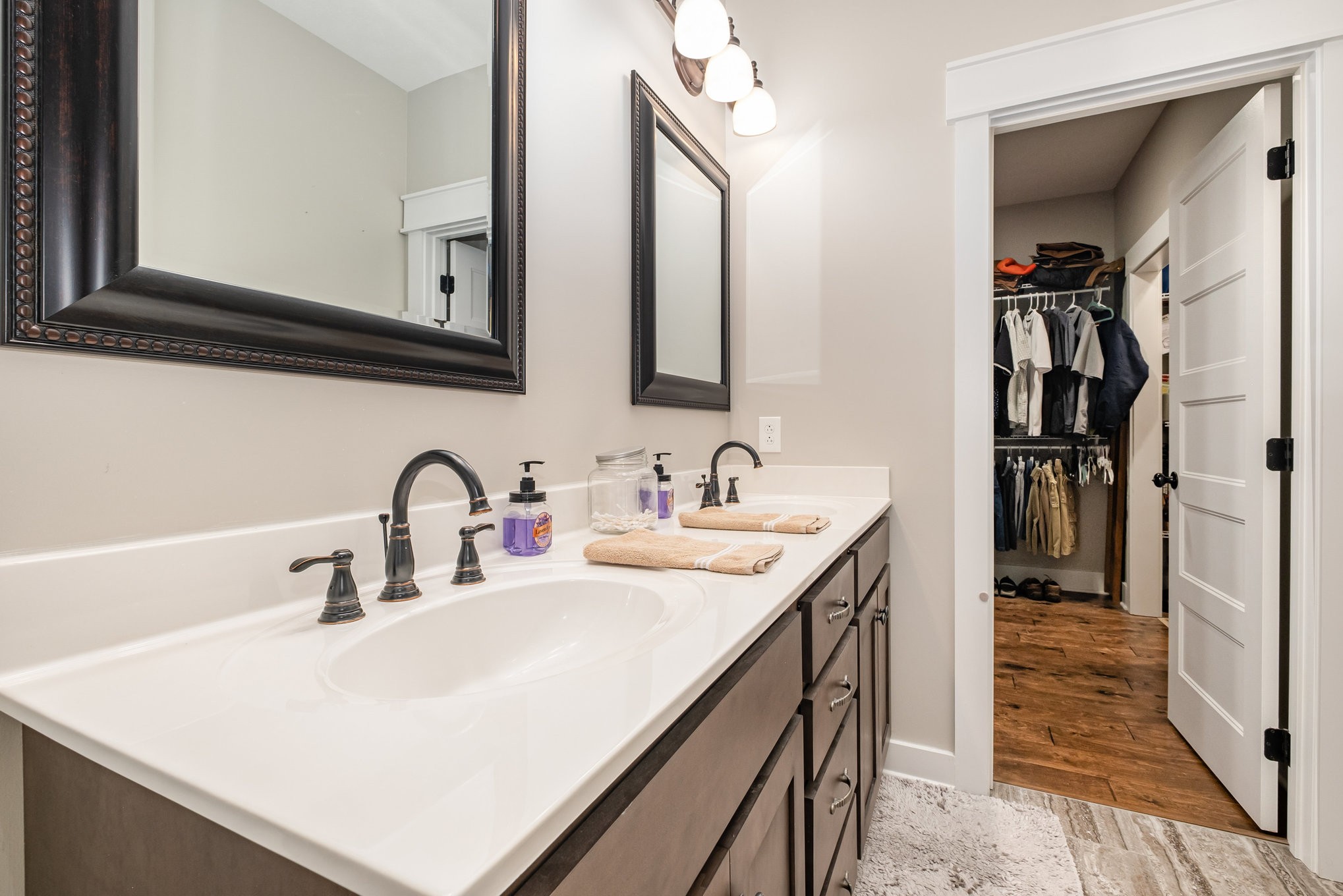 8129 Hollow Springs Road Bradyville, TN 37026 - Photo 22 of 42 a bathroom with sink and mirror