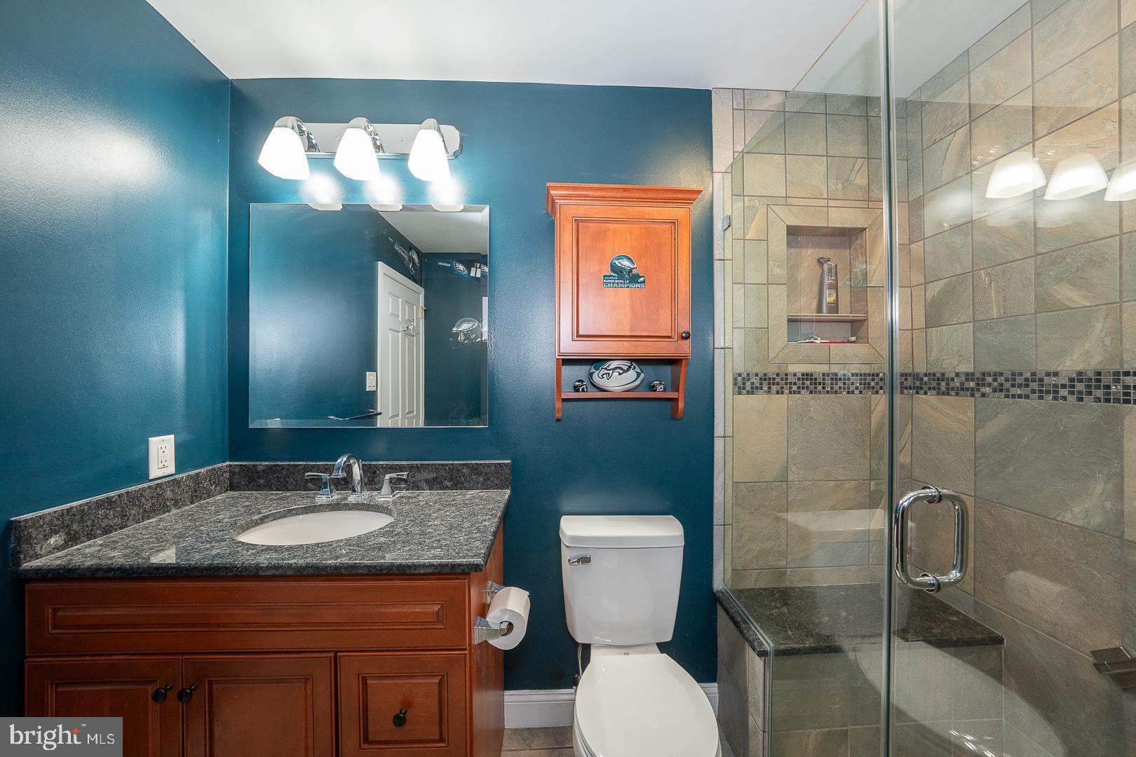 192 Maryhill Road Phoenixville, PA 19460 - Photo 22 of 35 a bathroom with a toilet sink and shower