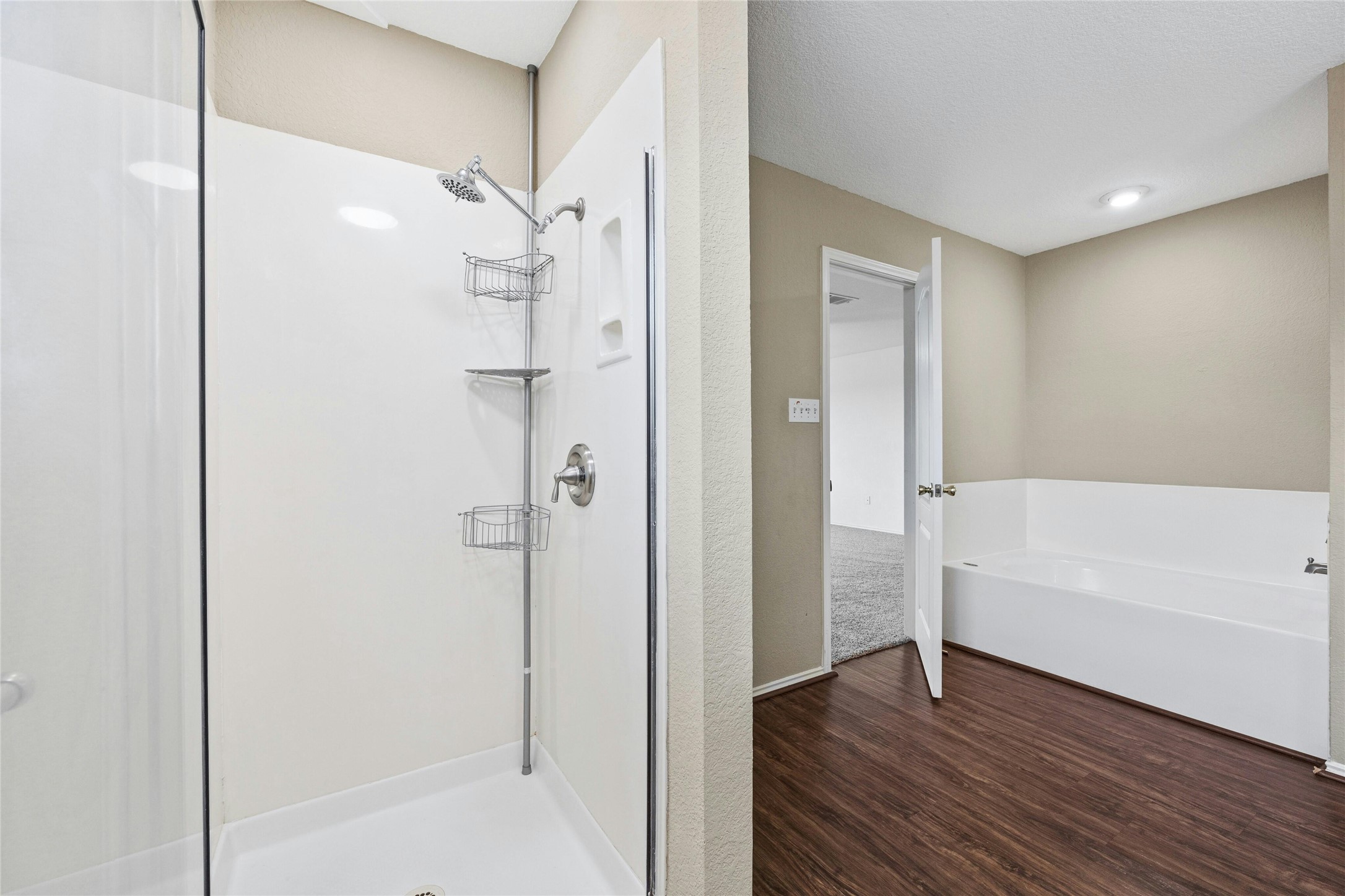 3618 Windhill Loop Round Rock, TX 78681 - Photo 22 of 30 Primary bath with separate tub and walk in shower.