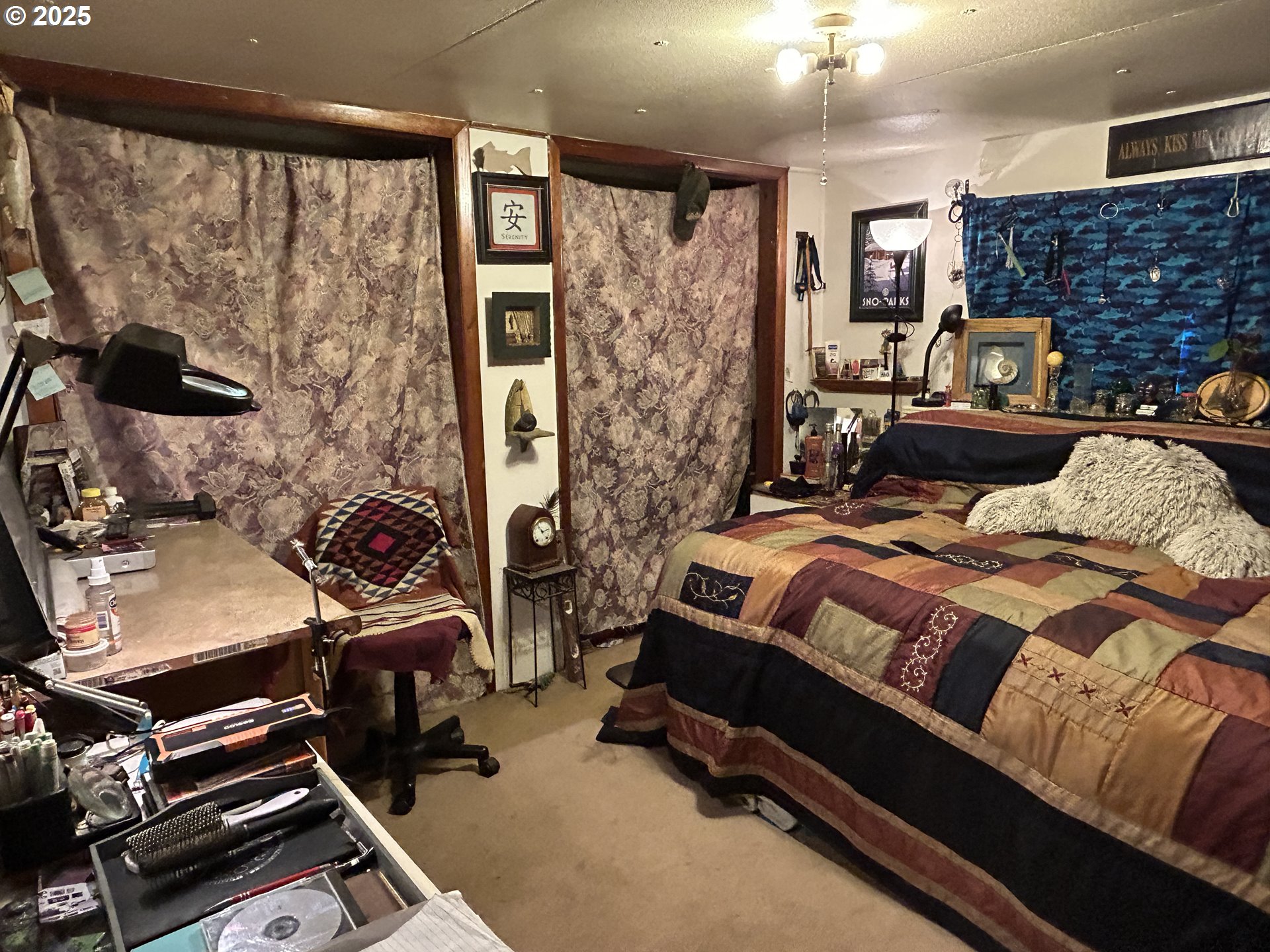 239 Oak Street Yoncalla, OR 97499 - Photo 13 of 15 a bedroom with a bed and a window