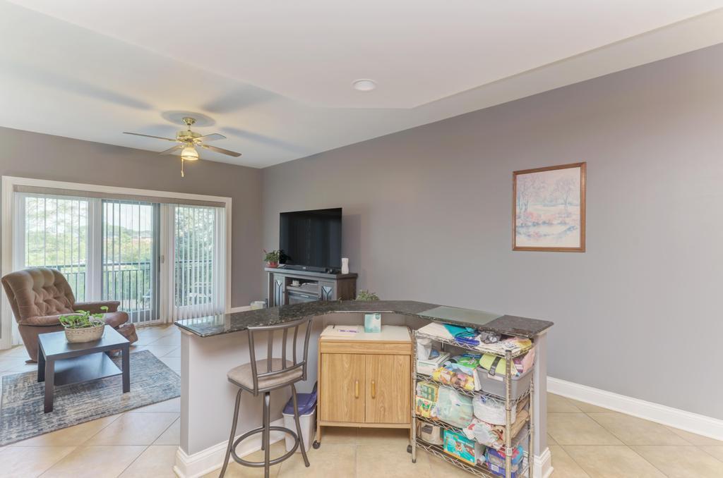 1210 Foxdale Drive, Unit 105 Addison, IL 60101 - Photo 14 of 25 a living room with furniture and a flat screen tv
