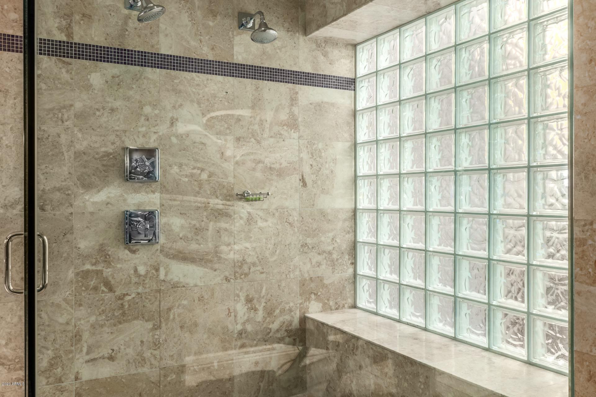 4450 East Camelback Road, Unit 7 Phoenix, AZ 85018 - Photo 29 of 50 large master shower