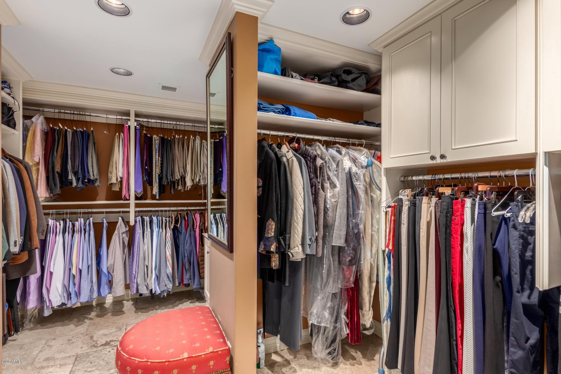 4450 East Camelback Road, Unit 7 Phoenix, AZ 85018 - Photo 30 of 50 master closet