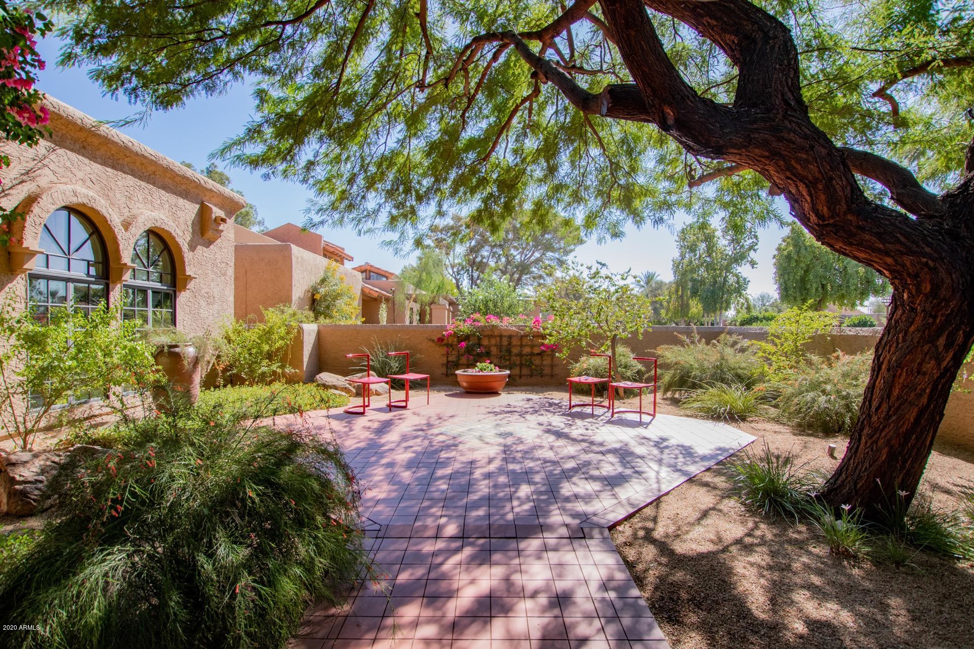 4450 East Camelback Road, Unit 7 Phoenix, AZ 85018 - Photo 3 of 50 shady front patio