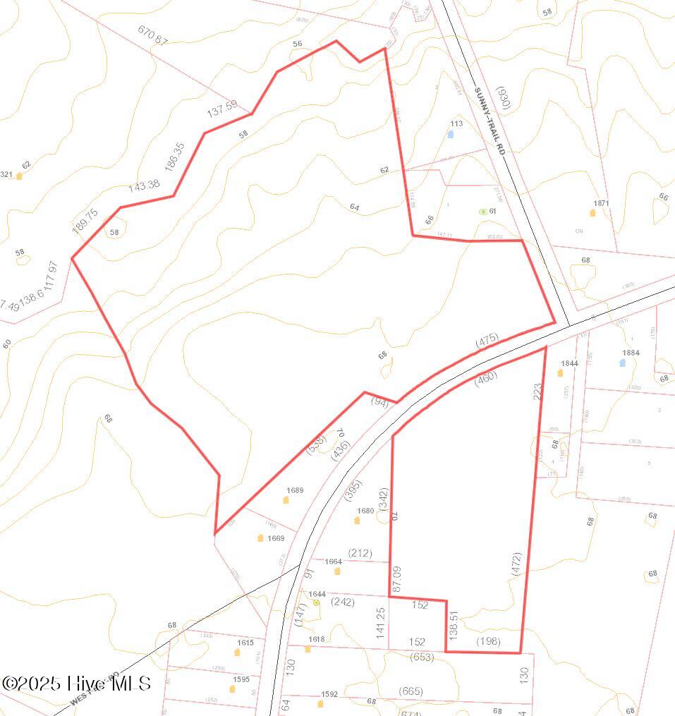 24-ac Bay Road Willard, NC 28478 - Photo 12 of 13 GIS Topo with Elevations