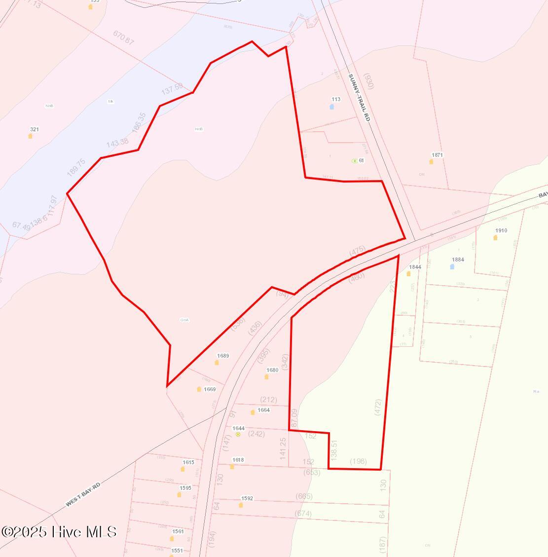 24-ac Bay Road Willard, NC 28478 - Photo 13 of 13 GIS with Soil Map