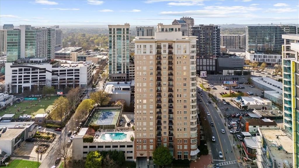 325 East Paces Ferry Road Northeast, Unit 504 Atlanta, GA 30305 - Photo 41 of 45 a city view with tall buildings