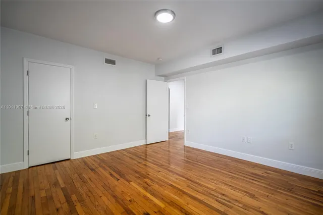 wooden floor in an empty room