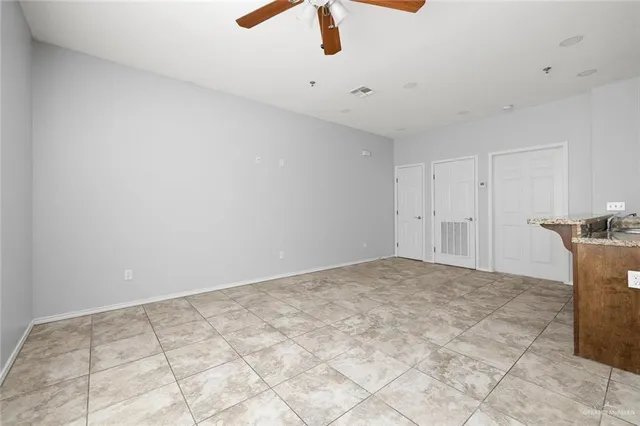 a view of an empty room