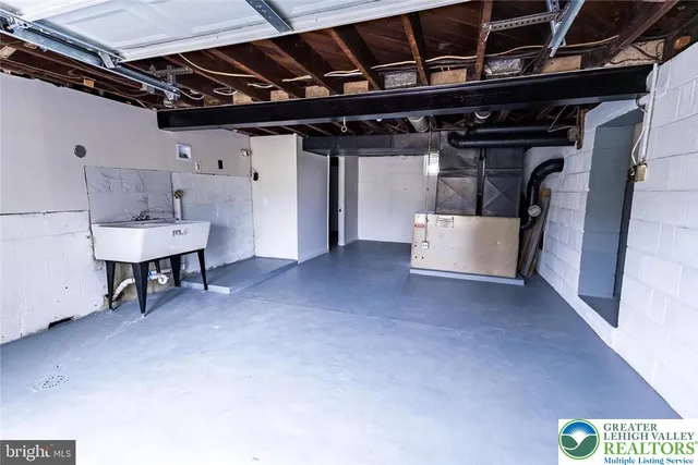 a view of water heater room