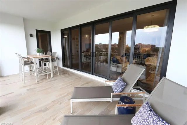 a work room with windows